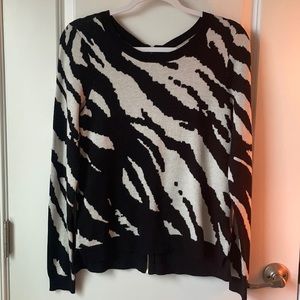 H&M Zebra Print Sweater